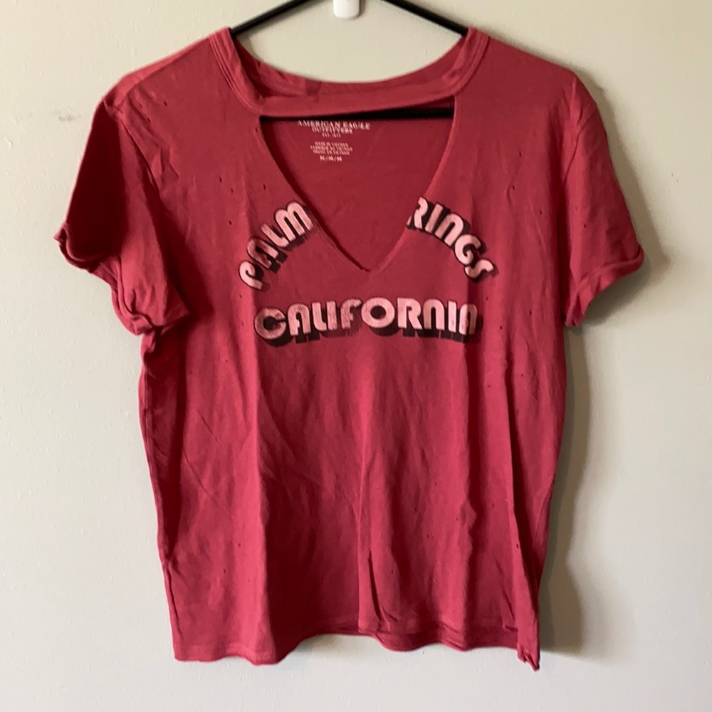 front cut out t-shirt